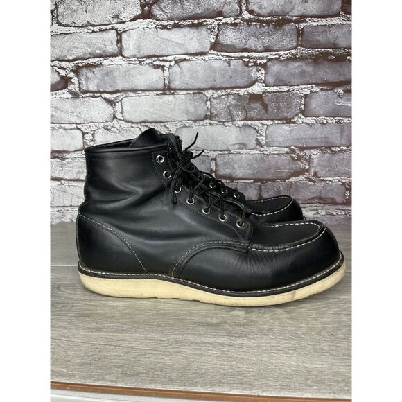 Red Wing Boots 9075 Harley Ninja Genuine Black Leather Lace Up Men’s 11D US/44EU main image 8